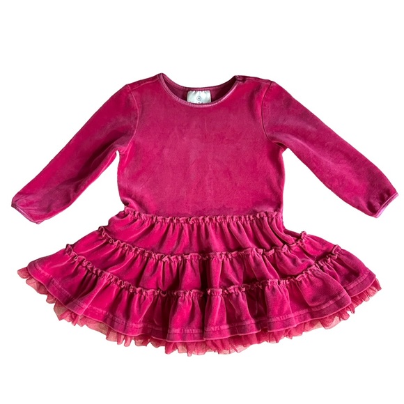 Hanna Andersson Other - Hanna Anderson Pink Velour Dress, 80